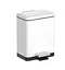 Відро для сміття Koer TC-010306-08 з плавним закриттям прямокутне 6 л білий (KR5601)  - мініатюра 2
