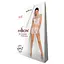Бодистокинг - мини-платье с бабочками Passion BS090 white One size - миниатюра 6