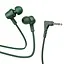 Навушники HOCO M86 Oceanic universal earphones with mic Army Green - мініатюра 1