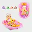 Пупс з ванною YD 181, 4 пищалки, в сітці (6985536240837) - мініатюра 2