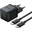 Мережевий зарядний пристрій Baseus Palm C+U 30W EU USB-C to USB-C cable black (P1011160A113-01) - мініатюра 1
