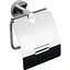 Тримач туалетного паперу з кришкою VBI Uranus chrome VBI-040413CH Хром - мініатюра 1