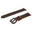 Универсальный кожаный ремешок 2, 20 мм коричневый - миниатюра 2