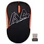 Миша A4Tech G3-300N чорний+помаранчевий USB V-TRACK Wireless (G3-300N чорний+помаранчевий) - мініатюра 1