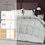 Ковдра пухова MirSon Imperial Delight, зимова, 240х220 см, біла із зеленим кантом - мініатюра 1