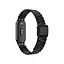 Ремешок для фитнес-браслета Tamister для Xiaomi Mi Band 8 и 9 металлический тип В с застежкой черный - миниатюра 3