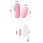 Подвійне вакуумне віброяйце "Вуманайзер" з USB кабелем 10 режимів 5,3 см. Рожевий K000913 - мініатюра 3