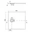Душевой поддон Cersanit Tako Slim 90x90x4 см квадратный S204-022-PP белый - миниатюра 2