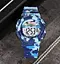 Чоловічий спортивний годинник Skmei 2153 (Синій камуфляж) - мініатюра 4