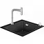 Кухонная мойка Hansgrohe Сombi C51-F450-06 560x510 Select со смесителем хром 43217000, Черный - миниатюра 1