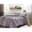 Комплект постільної білизни TAC Evana Євро Фіолетовий 000164902 - мініатюра 1