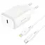 Зарядний пристрій Proove Silicone Power 2 20W (Type-C) + Cable Type-C to Lightning (1m) white (WCSP22010002) - мініатюра 1