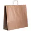 Подарунковий пакет Yiwu HP-10359-3 крафтовий 43х14х40 см 12 шт. бежевий - мініатюра 2