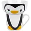 Набор детской посуды Limited Edition Happy Penguin, белый с черным (YF6013) - миниатюра 1