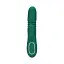 Вібратор-кролик Loveline Thrusting 20.5 см (зелений) - мініатюра 15