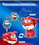 Игровая фигурка-трансформер Super Wings Transform-a-Bots Джетт Jett det0018388 - миниатюра 4