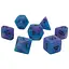 Набір кубиків Double Color Glow in the dark 7 Dice Set - Blue-Purple , 7 шт. (g7dglowdc05) - мініатюра 1
