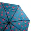 Женский складной зонтик полуавтомат Happy Rain 95 см синий - миниатюра 3