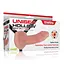 Полый страпон LoveToy Unisex 17.8 см телесный - миниатюра 1