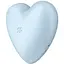 Вакуумный стимулятор-сердце с вибрацией Satisfyer Cutie Heart Blue - миниатюра 5