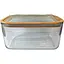 Харчовий контейнер Vittora скляний і скляною дерев'яною 1380 мл VT-8613 (135686) - мініатюра 1