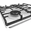 Варочная панель Gorenje газовая, 60 см, чугун, белый - миниатюра 5