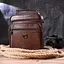 Чудова чоловіча сумка з натуральної шкіри 21279 Vintage коричнева - мініатюра 7