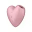 Вакуумний стимулятор клітора з вібрацією Satisfyer Cutie Heart рожевий - мініатюра 2