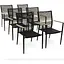 Комплект садовой мебели Di Volio Breno 6+1 черный/бежевый - миниатюра 9