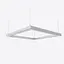 Светодиодный светильник X-LED 80ВТ квадрат (440*440*43) LSNK-80 - миниатюра 1