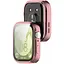 Чехол-накладка DK для Huawei Watch Fit 3 Silicone Face Case (pink rose) - миниатюра 2