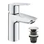 Смеситель для раковины Grohe QuickFix Start S-Size 23551002 с донным клапаном Хром - миниатюра 1