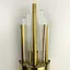 Бра Empire в латунном каркасе с прозрачными и металлическими трубочками Line F Арт. W18B-100*350 - миниатюра 5