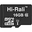 Карта памяти Hi-Rali microSDHC, 16Gb, Class10 UHS-I U1, без адаптера (HI-16GBSD10U1-00) - миниатюра 1