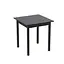 Стіл кухонний Ferrum-decor Агата 75x80x80 Чорний ДСП Сосна Кембра 16мм (FRD-105680) - мініатюра 1
