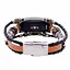 Ремешок винтажный Carprie для фитнес-браслета Xiaomi Mi Band 3 и 4 Type A2 Brown-silver - миниатюра 3