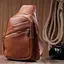 Практична жіноча сумка з однією лямкою через плече з екошкіри Vintage 22758 руда - мініатюра 9