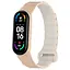 Ремешок Dual-color Magnetic для Xiaomi Mi Band 9/8/10 Beige/White - миниатюра 1