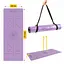 Коврик (мат) спортивный 4FIZJO PU 183 x 68 x 0.4 см для йоги и фитнеса 4FJ0589 Violet (P-5907739319548) - миниатюра 9