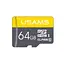 Карта пам'яті Usams US-ZB095 (TF High Speed Card) microSDHC Class 10, 64GB без адаптера Yellow - мініатюра 1
