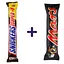 Набор: батончик Snickers Super+1 с арахисом 112 г + батончик Mars в молочном шоколаде 70 г - миниатюра 1