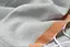 Полотенце Barine Pestemal - Basak 95x165 Light Grey-Orange серый-оранжевый - миниатюра 4