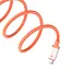 Кабель USB to Lightning для iPhone iPad Baseus Data Cable (1m, 2.4A, 480 Mbps). Orange (P10368803731-00) - мініатюра 4