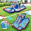 Надувний парк Costway Fun Kids із водними гірками (без вентилятора) - мініатюра 4