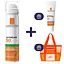 Набор La Roche-Posay: солнцезащитный спрей для лица Anthelios XL SPF 50+ 75 мл + солнцезащитный легкий корректирующий флюид SPF50+ 3 мл + пляжная сумка La Roche-Posay оранжевая - миниатюра 1