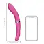 Вибратор Loveline Double Sided Flapping and G-Spot 24 см розовый - миниатюра 9