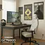 Геймерское кресло GamePro GC760LG Fabric Light Gray [148903] - миниатюра 10