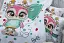 Комплект постільної білизни в ліжечко Tag Tekstil 100x140 бавовна Little owl для немовлят Сова (рожевий) - мініатюра 3