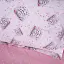 Наволочка MirSon Poplin Line Kids 04 Cats 40х40 см рожева (2200009714207) - мініатюра 2