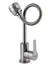 Змішувач для кухні Brinex Pure 015F41 з гнучким виливом Nickel BRIPUR015F41NKL - мініатюра 2